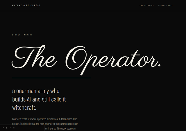 Witchcraft.expert homepage